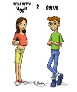 personaggi per diario scolastico